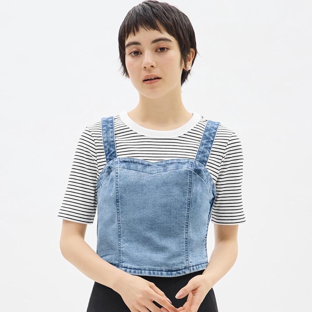 

Джинсовое бюстье GU by Uniqlo