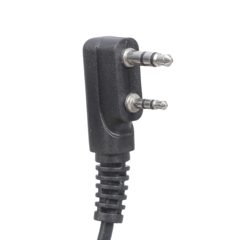 D Shape Soft Ear Hook Earpiece Headset with 360°Rotation Clip PTT Button Clear-sound for nLT-2288 LT-3288 LT-6288