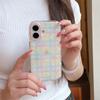 Plaid Floral Pendant Phone Case for iPhone 17 / 16 Pro Max / 15 Pro