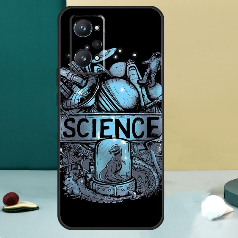 Science Chemistry Caffeine For Realme 14 13 Pro Plus 10 11 12 GT 5 6 6T GT7 Pro C61 C55 C53 C51 C21Y C25S C75 C67 Case