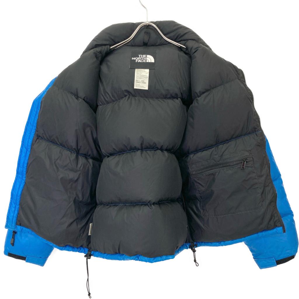 The North Face 90s Blue X Black Nuptse 700 Down Jacket Jacket L blueUsed