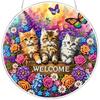Animal Flower 2D Flat DIY Round Drill Diamond Pendants Double-Side Print Single Side Drill Hanging Gem Art Paintings Charm