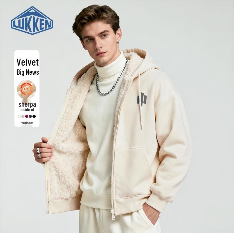 LUKKEN Men's Premium Fleece-Lined Pullover Hoodie