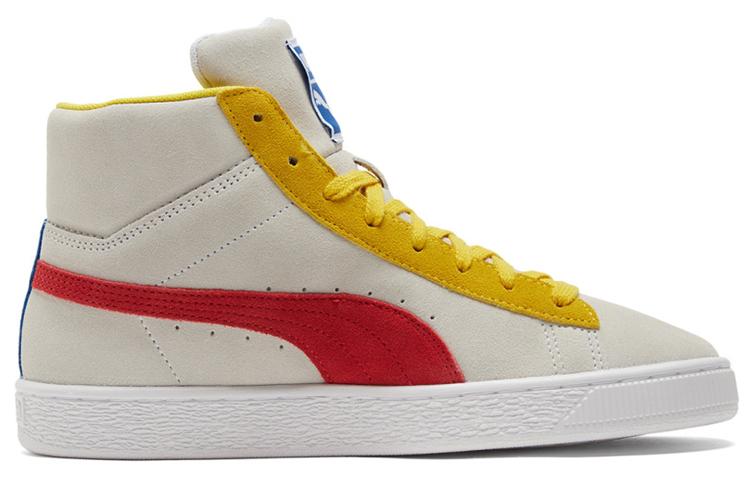 Puma Suede Mid 21 'White Red Lemon' 380205-09