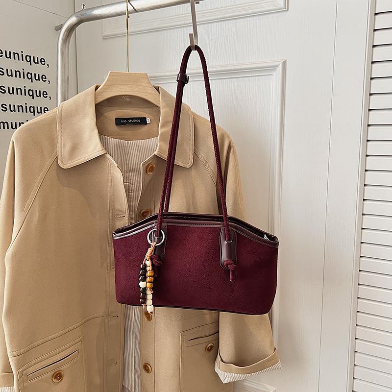 Large Capacity Retro Tote Bag Women's New Fashion Commuter Shoulder Underarm Bag Casual Handbag