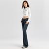 American Retro Spicy Girl Low-Rise Micro-Flare Bell Bottom Jeans - Women's Petite & Plus Length