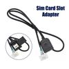 1Pc-5Pcs Sim Card Slot Adapter ForAndroid Radio Multimedia Gps 4G 20pin Cable Connector Car Accsesories Wires Replancement Part