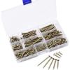 Self-tapping Screws M4 - AIMOONSA - Pack of 200 - Phillips Flat Head - Assortment M4x16–M4x50 - Organizer Box