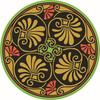 Round Retro Ethnic Style Carpet Living Room Coffee Table Bedroom Computer Chair Hanging Basket Non-slip Floor Mat