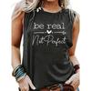 Printed Round Neck Casual Vest, Suitable for Daily Travel