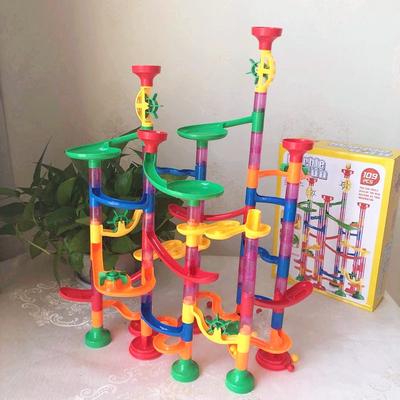 Marble Run Race Children Kid Boys Building Construction Blocks Creative Game Hot