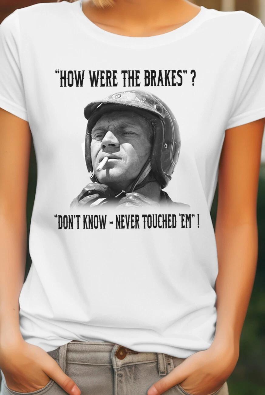 

The Great Escape Ladies T-Shirt Biker Motorcycle Brakes Steve McQueen d2 Women 4XL