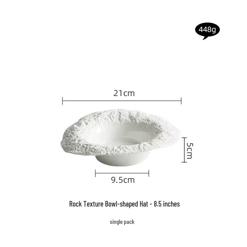 Premium High-Temperature Resistant Ceramic Plate for Restaurants and Hotels