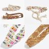 Ceinture de taille Bohème avec Tissage Perlé pour Mode Vintage de Station Balnéaire Accessoire Femme
