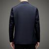 Herrenjacke für mittleres Alter Jacke Jacke Business Casual Frühling und Herbst Herrenjacke Jacke Revers Knopf Kurz Papa Anzug
