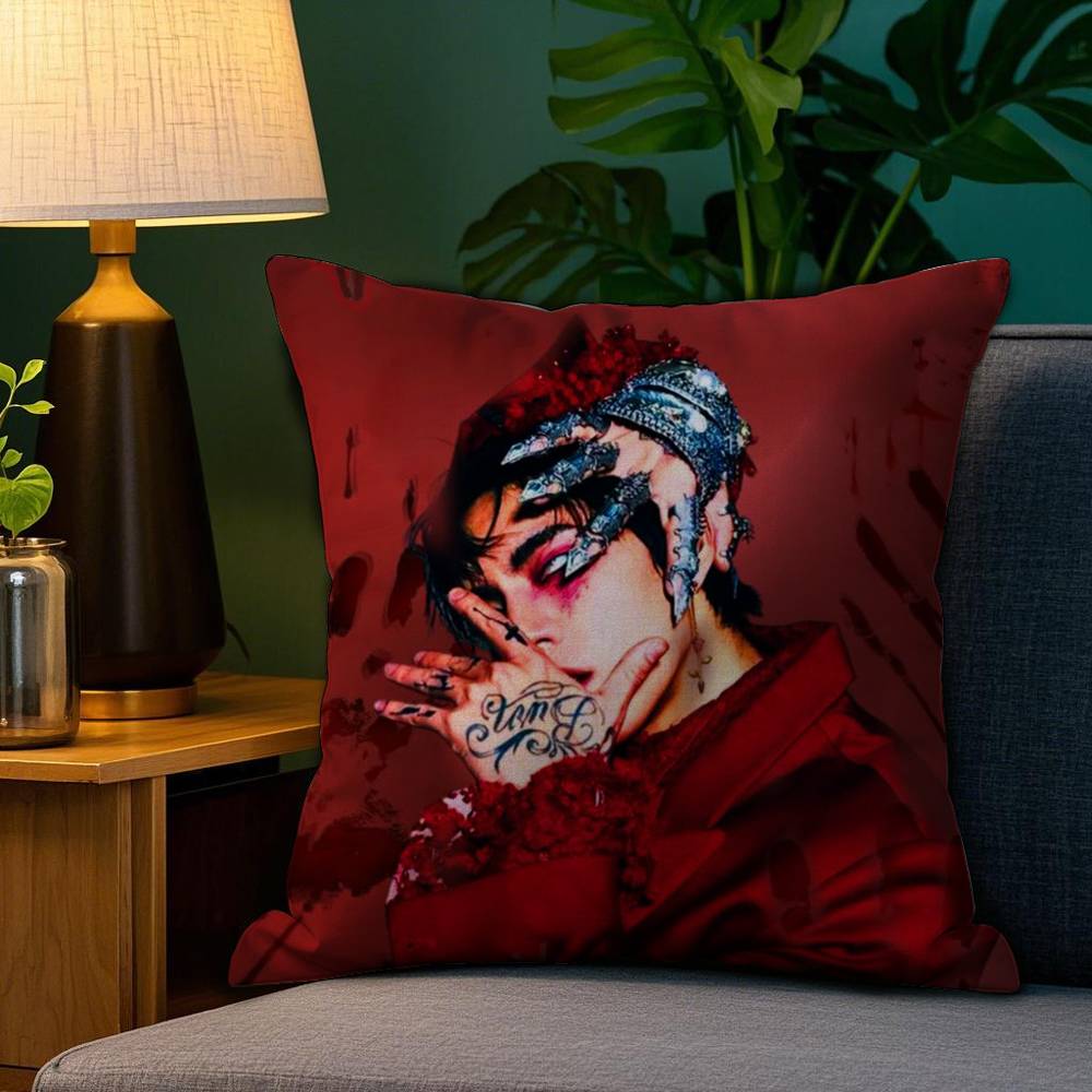 Singer D-DPR Ian Saint Pillow Case Sofa Living Room Bedroom Double-sided Printing Square Cushion Nap Time Pillow Case