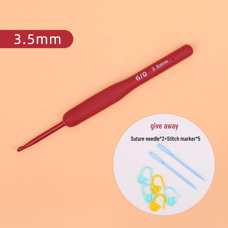 

Ручний Червоний Набір Гачків для В язання своїми руками, Шарфа, Светра, Ляльок