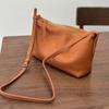 2025 Genuine Leather Versatile Small Bag, Top Layer Cowhide Crossbody Bag, Lightweight Dumpling Bag, Shoulder Bag