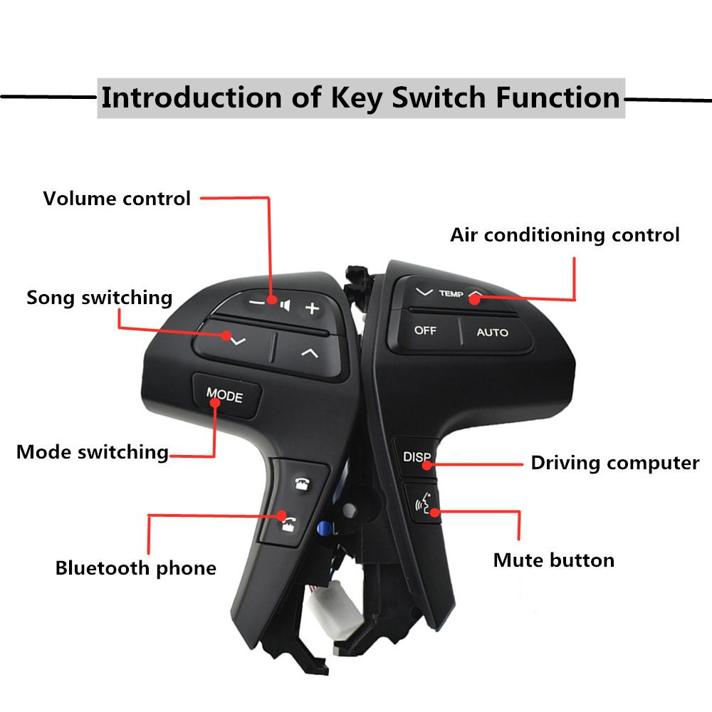 New Multifunction Steering Wheel Combination Control Switch For Toyota Camry 2006 2007 2008 2009 2010 2011
