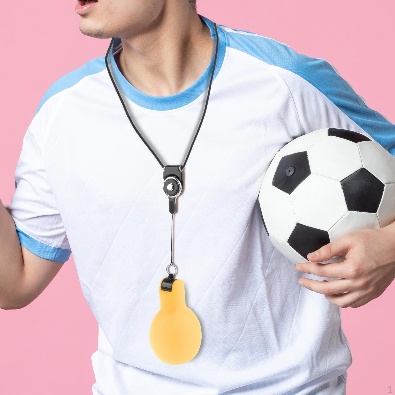 

Ручной свисток для спортивных мероприятий, включает шнурок жёлтый