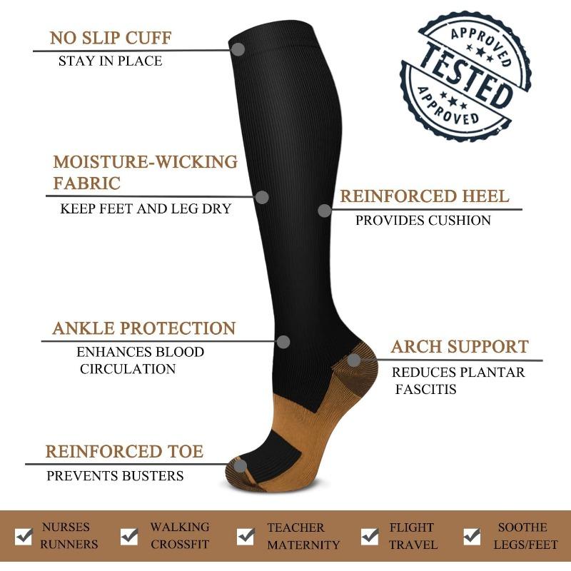 2PAIRS pressure socks calf socks stretch socks sports cycling running yoga socks men's and women's stockings compression socks