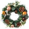 Christmas Wreath Door Hanging Decor Home Mall Window Party Festive Simulation Ornament