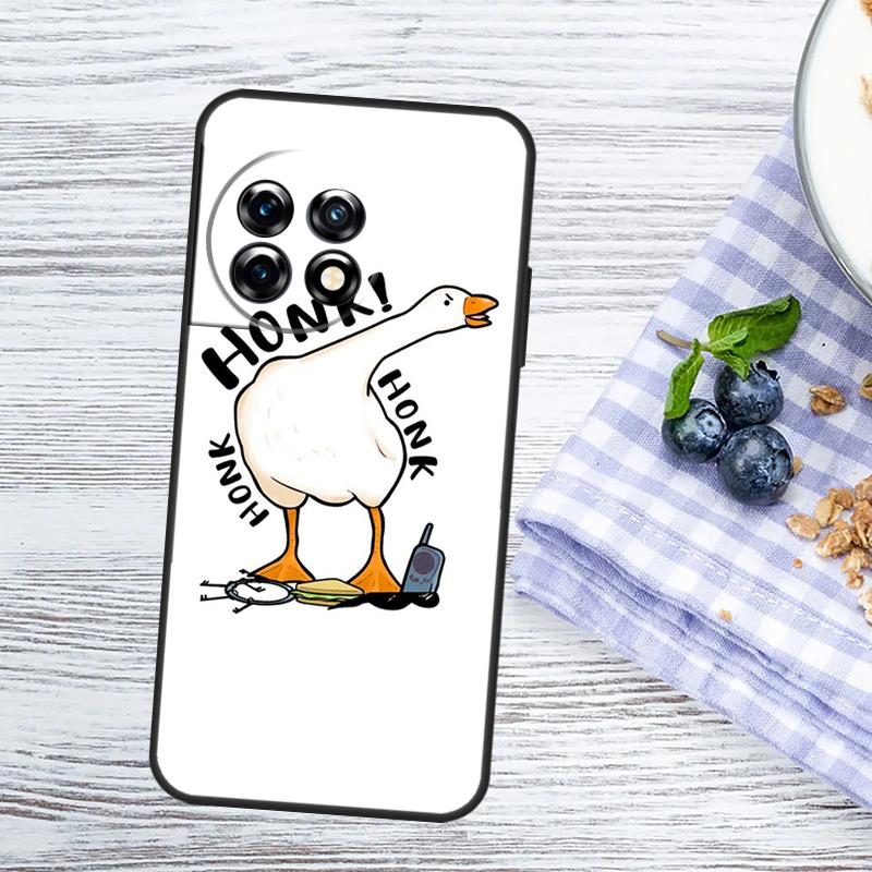 Funny Cartoon Duck Case For OnePlus Nord 5 CE 3 4 Lite N20 N30 OnePlus 15 13 10 11 12 13T 13R 12R 10R 15R Cover