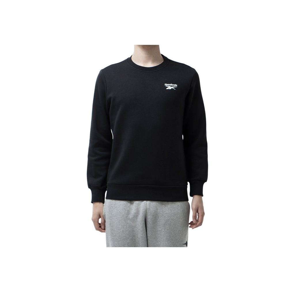 Reebok Solid Color Pullover Hoodie Unisex Hoodies Black GR8470