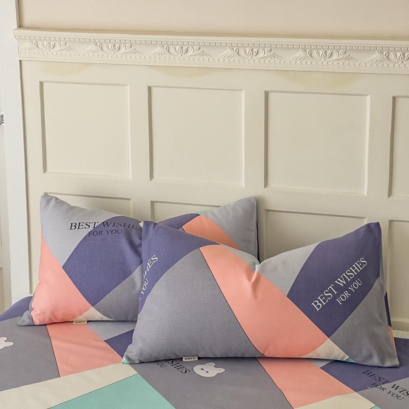 Cotton Thickened Pillowcase 48cm*74cm 2 Piece Beauty Floral Printing Pillow Case Cover For Bedroom