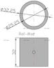 Small Brass Connecting Rod Bushing 32x25x32 221906012 Spreader