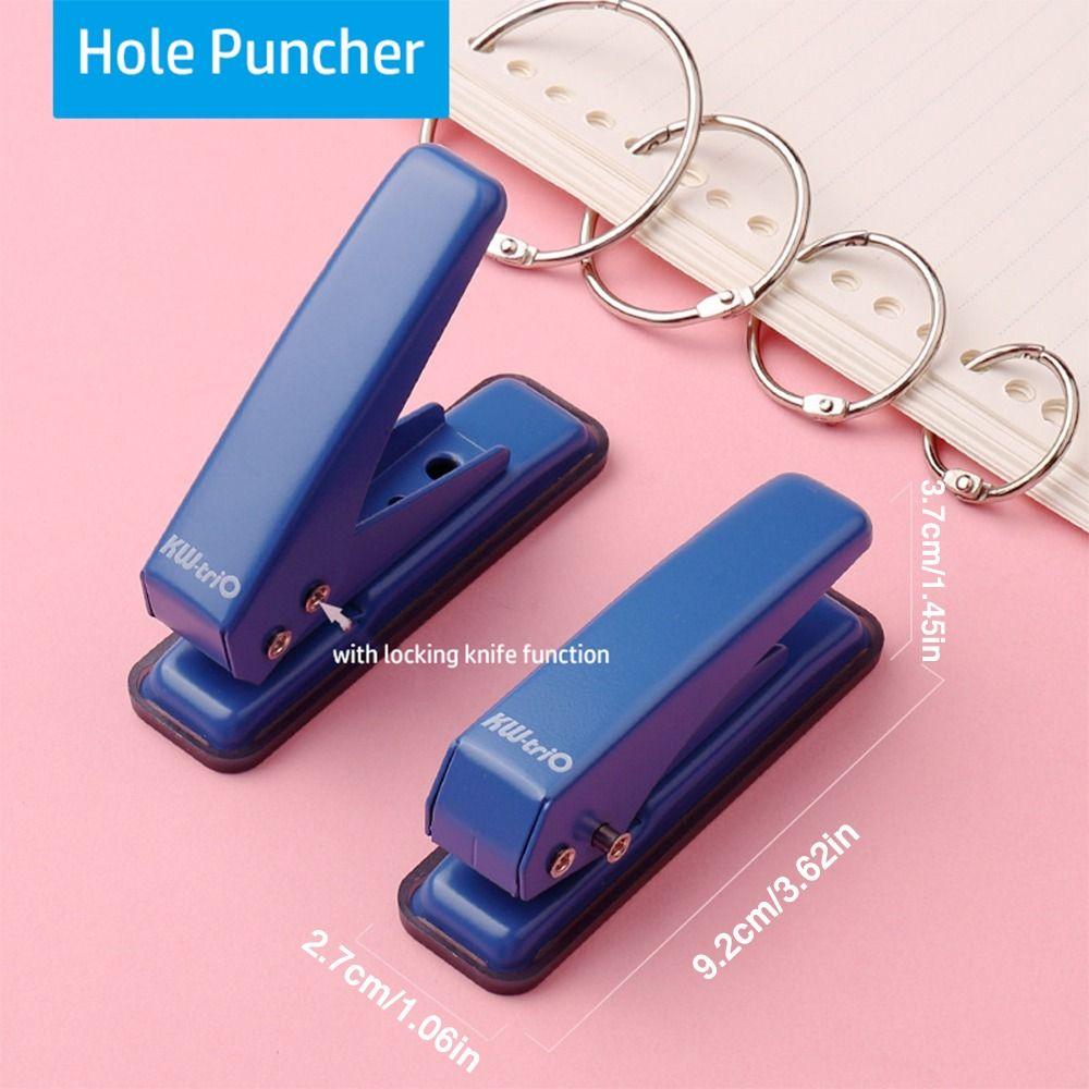 DIY Round Hole Puncher Single Hole Disc Ring Binding Cutter Creative Hole Puncher  Stationery