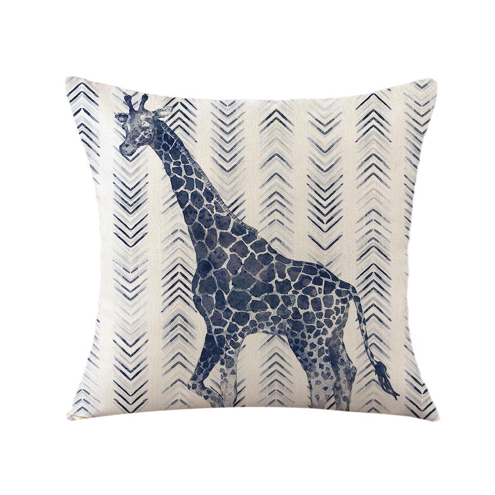 Tierischer Boho-Print Kissenbezug Zuhause Sofa Kissen Kissenbezug Dekokissenbezug