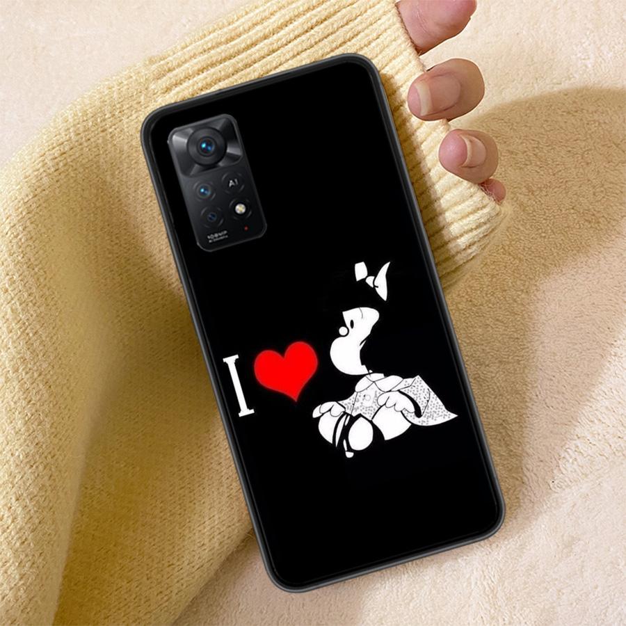 Mafalda Cartoon Phone Case For Redmi 13C 14C Note 14 13 Pro Plus 5G Clear Capa 12 12C 10A 10C 10 9A 9C 9T 9 8 Pro Cover TPU Shel