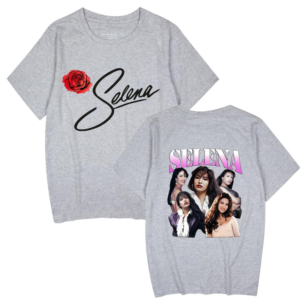 Singer Selena Quintanilla TShirt Women Short Sleeve Cotton Tshirts Casual Summer ONeck Cool Tees Shirt