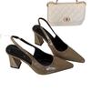 22 new summer French beautiful with skirt pointed high heel sandals empty bag head temperament sandals