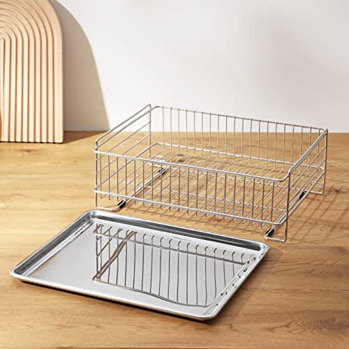 Pearl Metal Stainless Steel Draining Basket, At Aqua, HB-3936, Silver, Standard