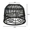 Chandelier And Pendant Lamp Shade Hand-Woven Ceiling Light Cover with Details Suitable for Gifts