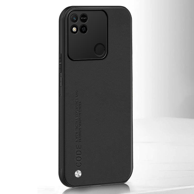 Lüks Deri telefon kılıfı Xiaomi Redmi Için 10 10A 10C Mat Kapak Silikon Koruma Kılıfı Redmi 9 9A 9C NFC 9T Coque