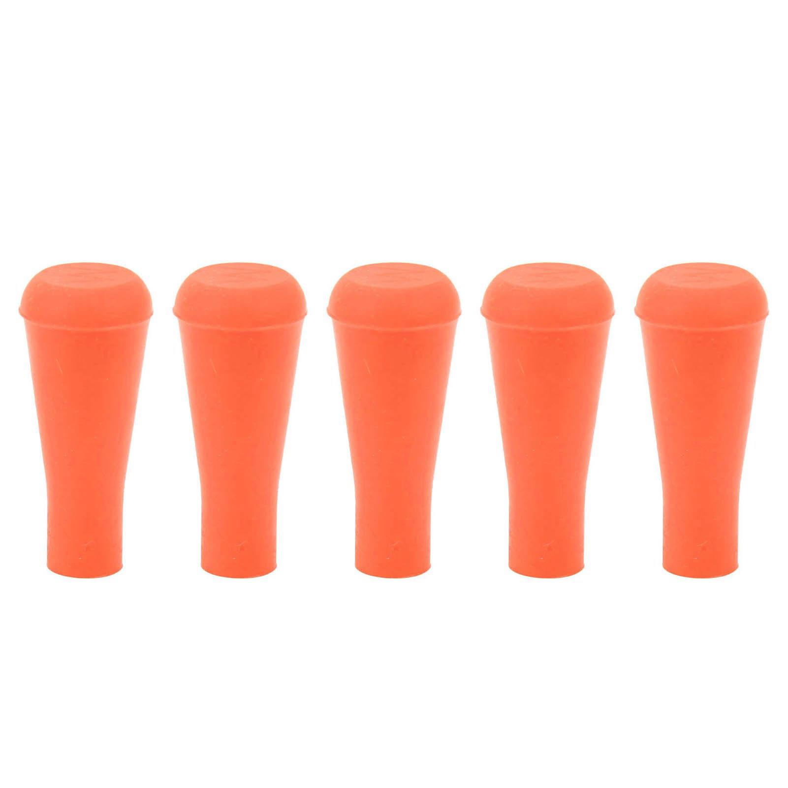 

5 шт. 6 мм наконечники для стрільби з лука з м’яких гумових наконечників для стріл з гумовими тупими широкими наконечниками для полювання