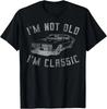 Ik ben Niet Oud, Ik Ben Klassiek Grappige Auto Grafische T-shirt, Vaderdag Cadeau, Unisex Tee