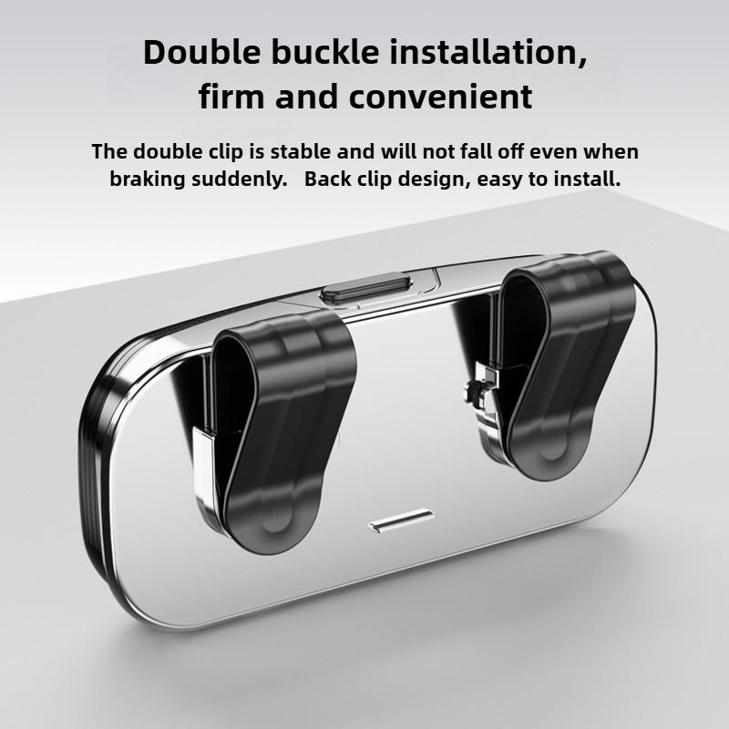 Car Visor Glasses Box For GR Corolla Yaris Aygo Prius RAV4 Crown CHR Camry Auris TRD Auto Sunglasses Storage Case