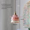 French Modern Glass Pendant Lamp for Bar, Hallway, or Bedroom