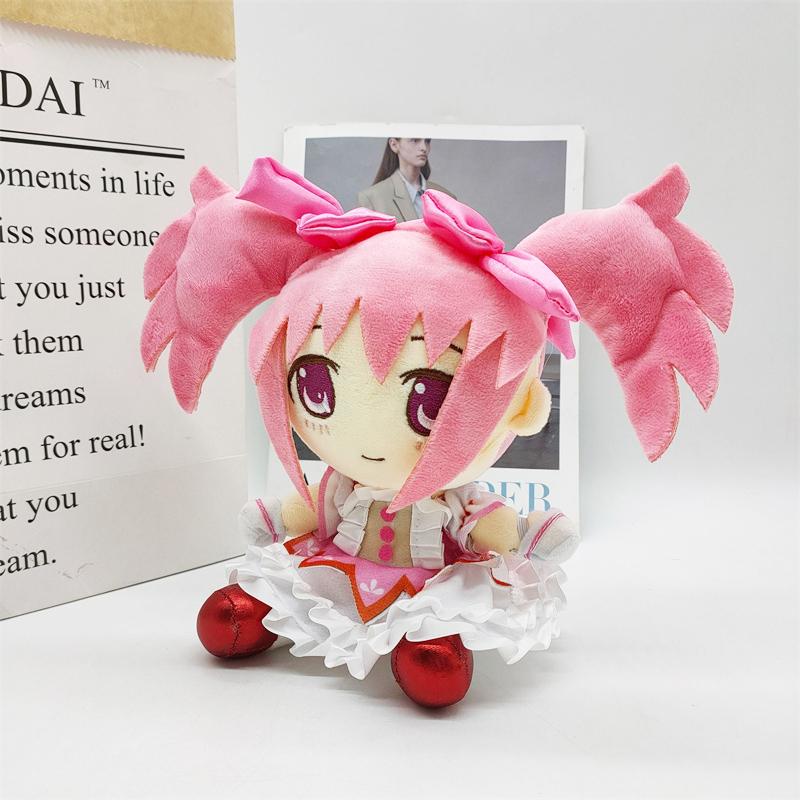 Cartoon Kaname Madoka Plush Toy Anime Puella Magi Madoka Magica Stuffed Doll Plushies Figures Soft Fumo Kids Fans Girls Gifts
