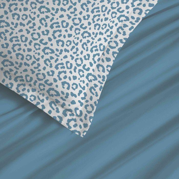 4-piece "Vanessa" Bed Linen Set for 140 X 190 Cm Bed Diana Blue