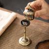 Matel Magpie Hollow Lamp Sandalwood Fragrance Censer Smoking Backflow Incense Holder Tea House Ornaments Study Room Home Decor