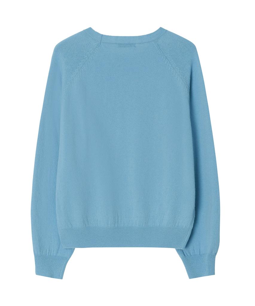 Nyuluki Cozy Round Knit Pullover_Blue