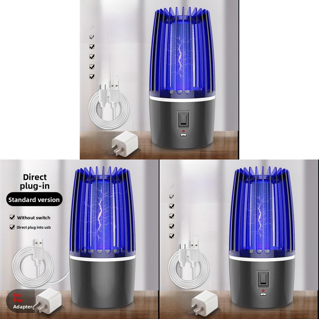 Electric Mosquito Killer Lamp With Usb Rechargeable And Night Light For Indoor Outdoor Use