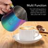 Milk Frother Pitcher 380ml Food Grade Stainless Steel Eagle Spout Multifunction Milk Frother Cup for Milk Cream