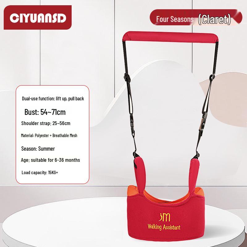 Multifunctional Breathable Baby Walking Harness with Anti-Fall, Anti-Choke, and Anti-Lost Features
