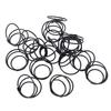 50Pcs Place Card Holder Round Shape   Table Number Name Card Display Stand Metal Photo Clamp for Wedding